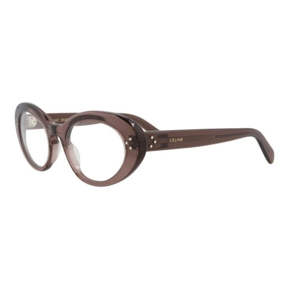 Celine Womens Round/Oval Brown Brown Transparent Fashion Designer Eyewear - Picture 1 of 4